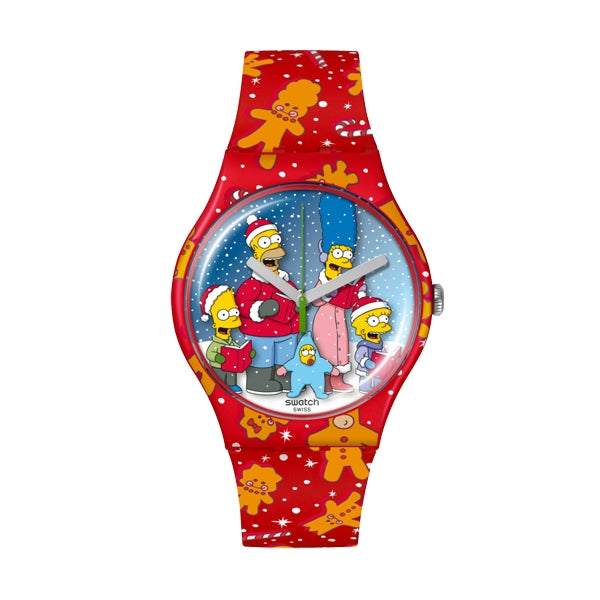 SWATCH Mod. WONDROUS WINTER WONDERLAND READY STOCKED WATCHES,Wristwatch