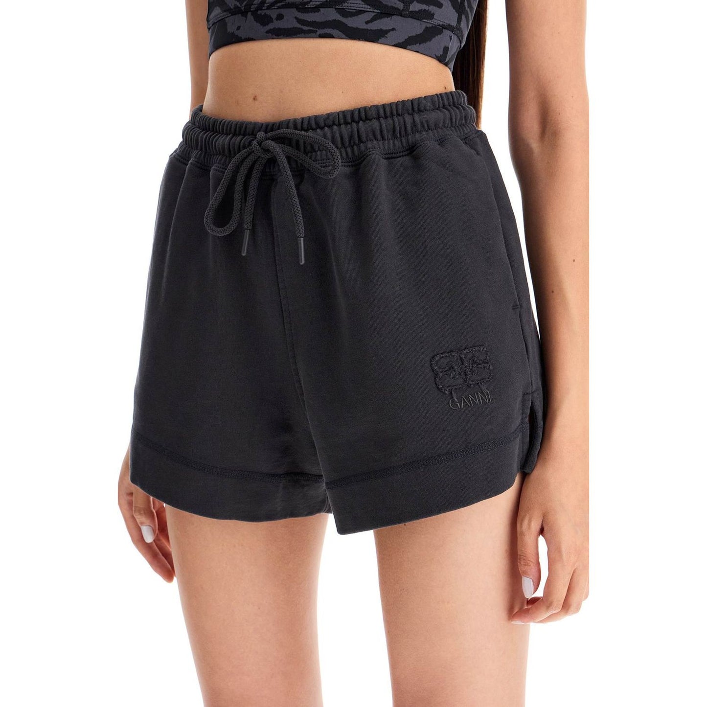 Ganni sweatshirt fabric shorts Short trousers Ganni