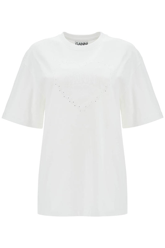 Ganni embroidered oversized t