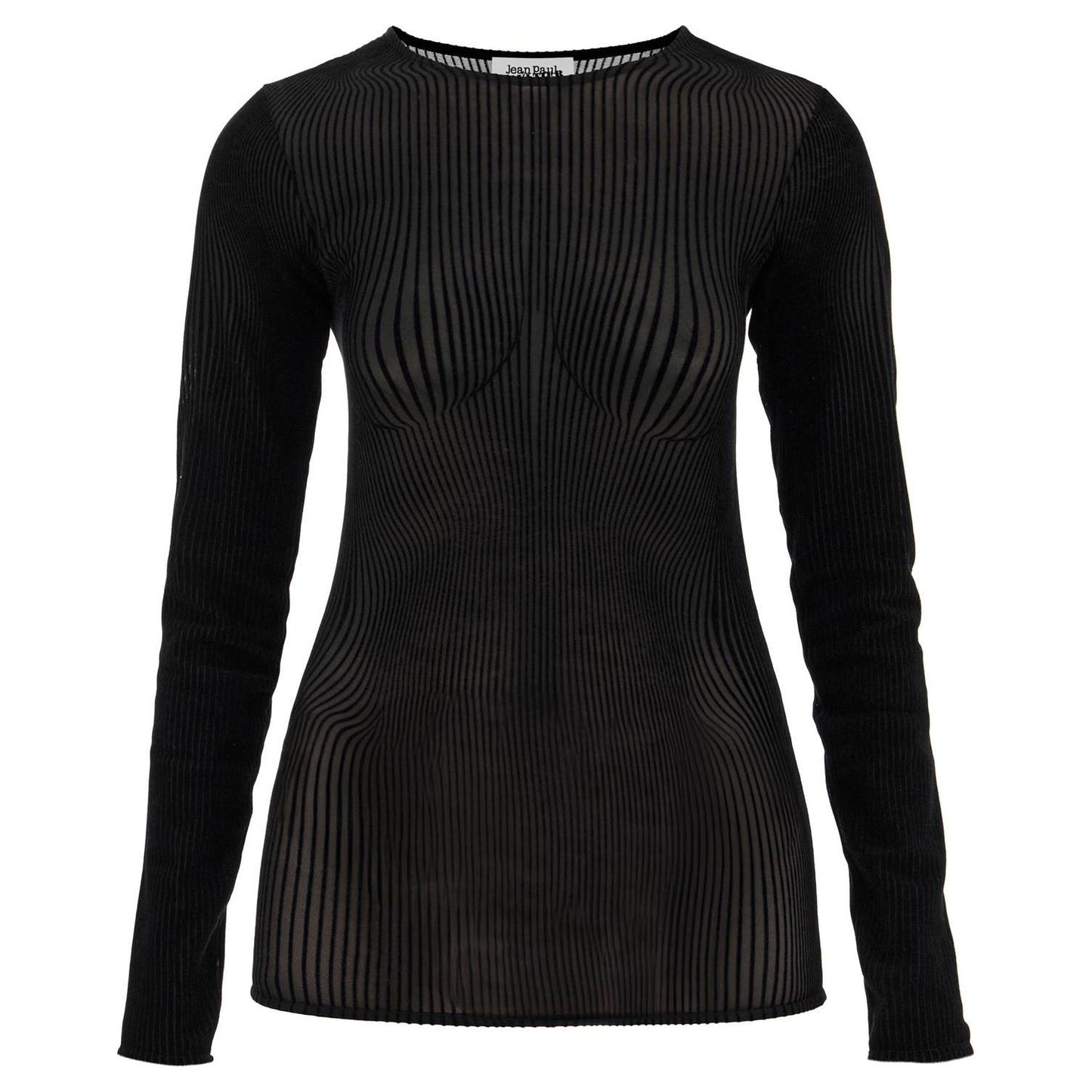 JEAN PAUL GAULTIER mesh 'morphing pinst