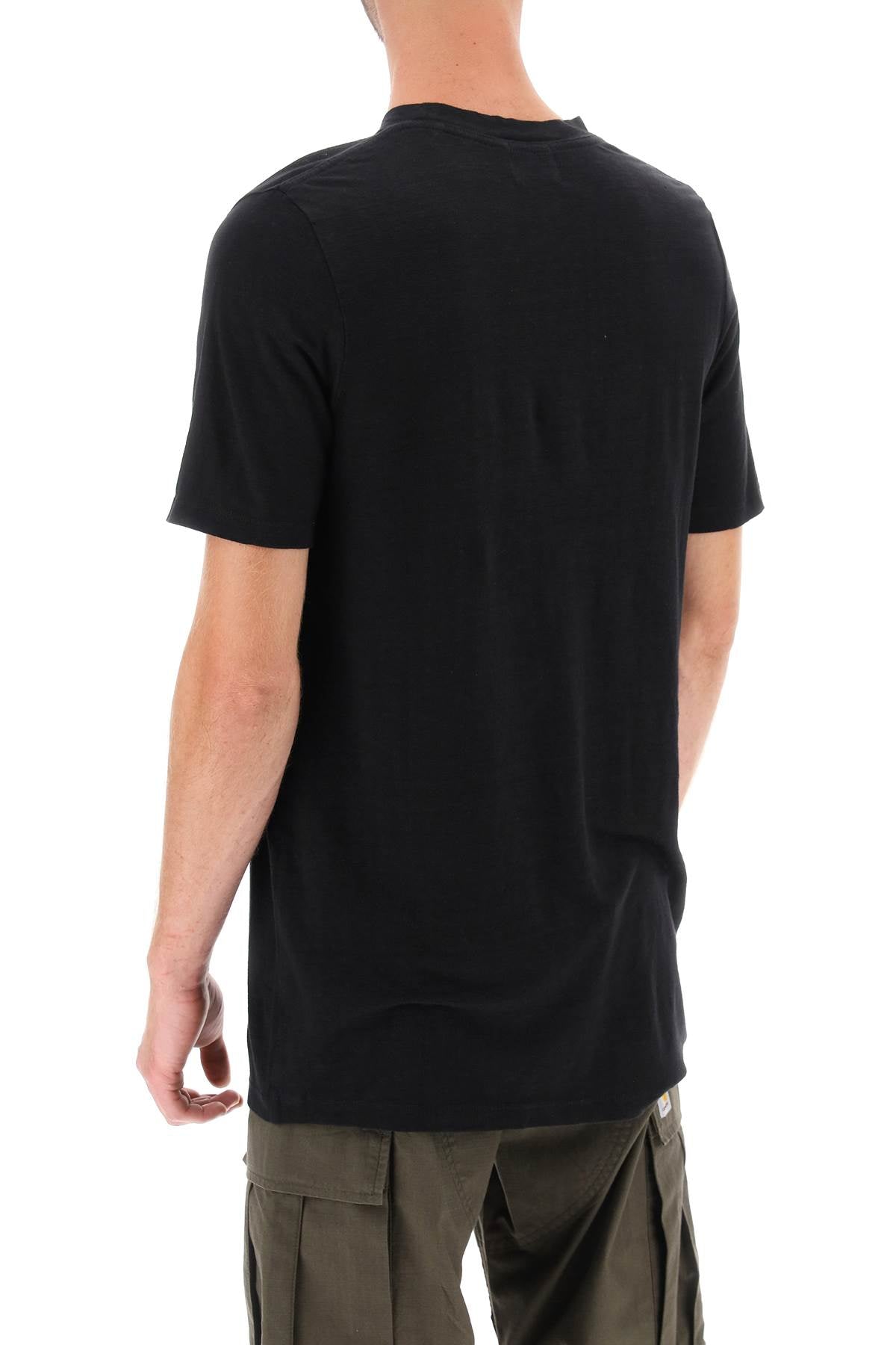 Marant karman linen logo t-shirt Topwear Marant