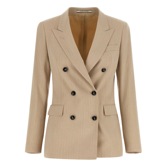 Tagliatore Beige Polyester Blazer