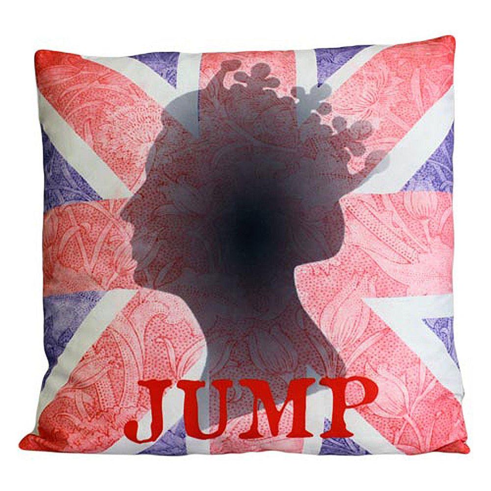 CUSCINI LETTERARI - Copricuscino in Juta lavata / Cotton pillow case  JUMP - Size 40x40cm FASHION ACCESSORIES CUSCINI LETTERARI