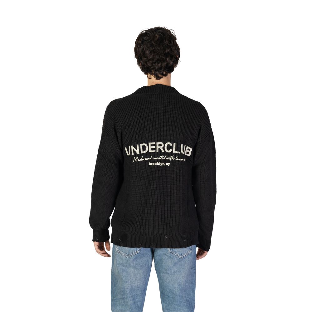 Underclub Black Cotton Cardigan Underclub