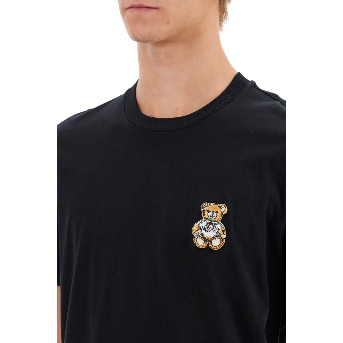 Moschino teddy bear patch t-shirt with Topwear Moschino