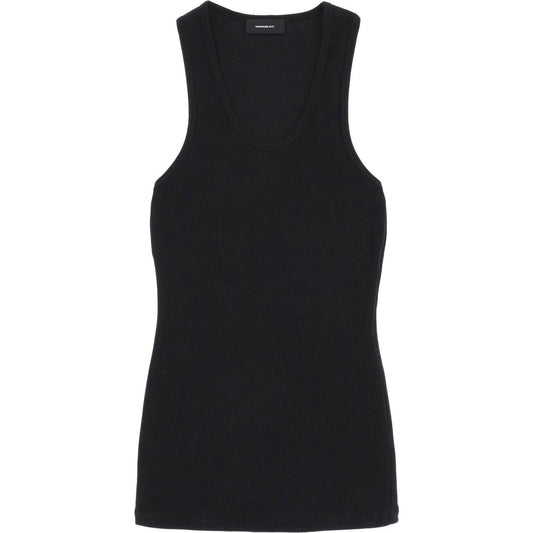 Wardrobe.Nyc ribbed sleeveless top with Topwear Wardrobe.Nyc