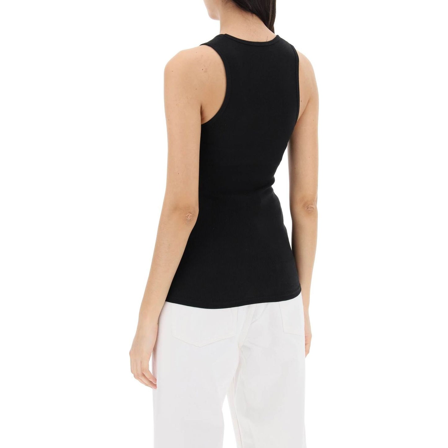 Wardrobe.Nyc ribbed sleeveless top with Topwear Wardrobe.Nyc