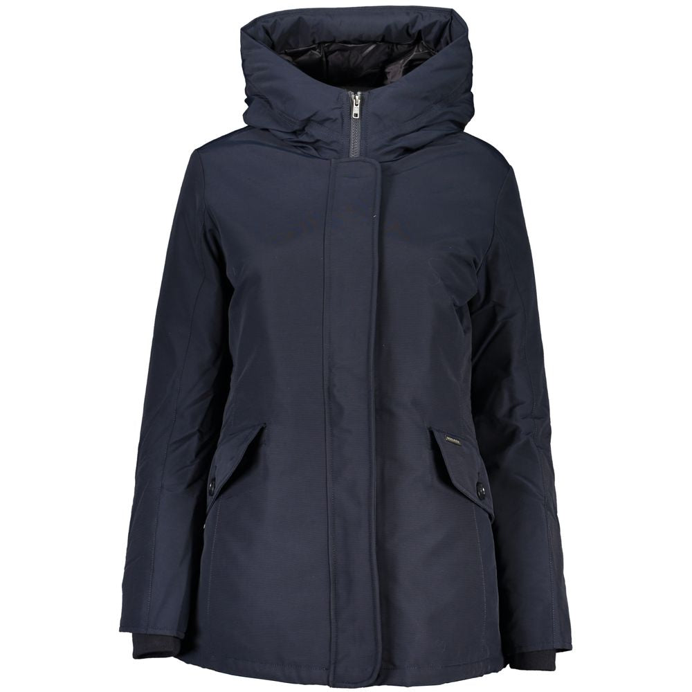 Woolrich Blu Cotton Women's Jacket Woolrich