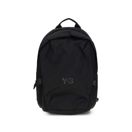 Y-3 Black Polyester Backpack