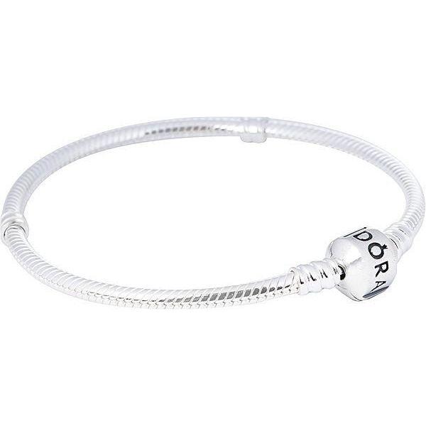 PANDORA MOMENTS COLLECTION Mod. SNAKE CHAIN BRACELET Size 18