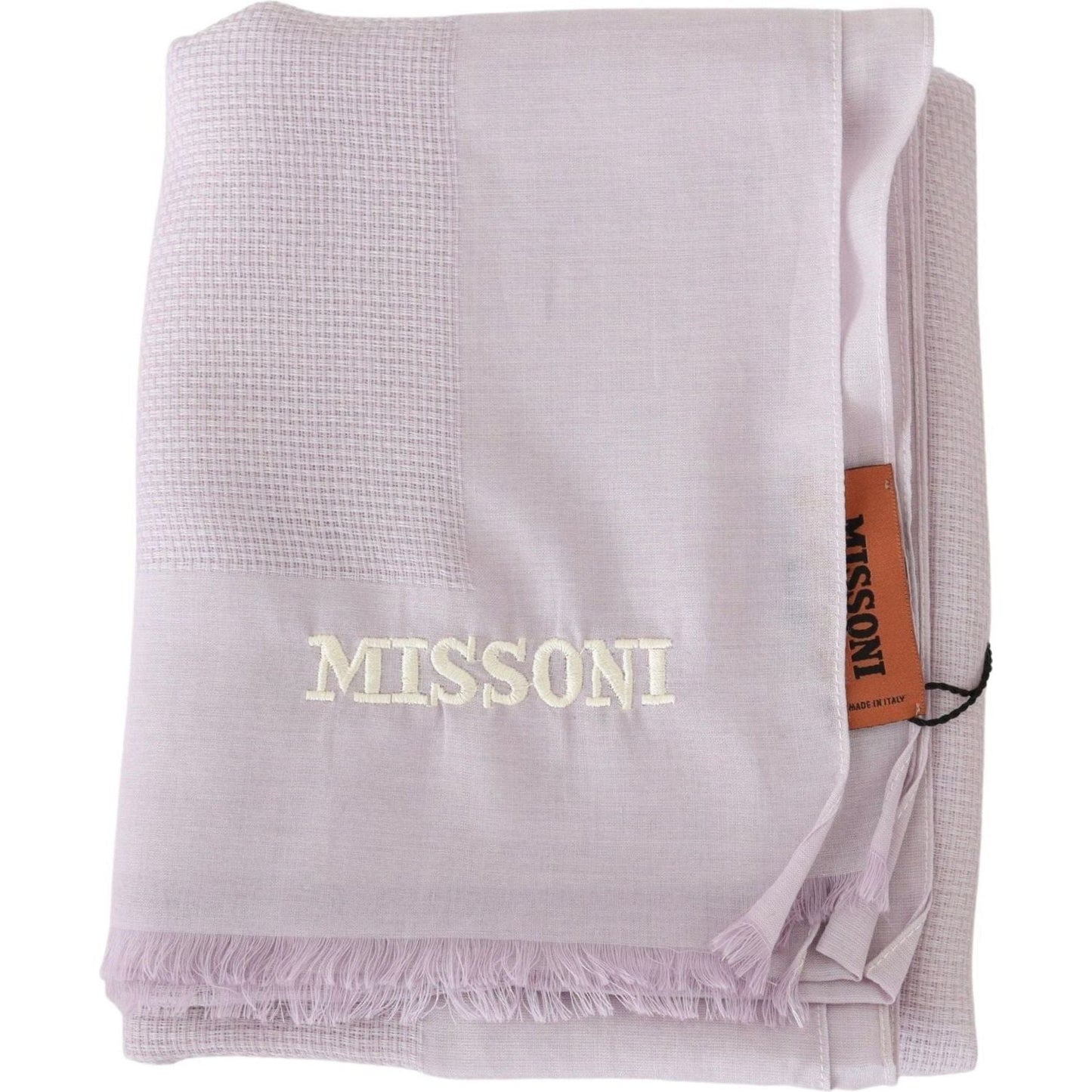 Missoni | Lavander Lined Cashmere Unisex Wrap Scarf | 219.00 - McRichard Designer Brands