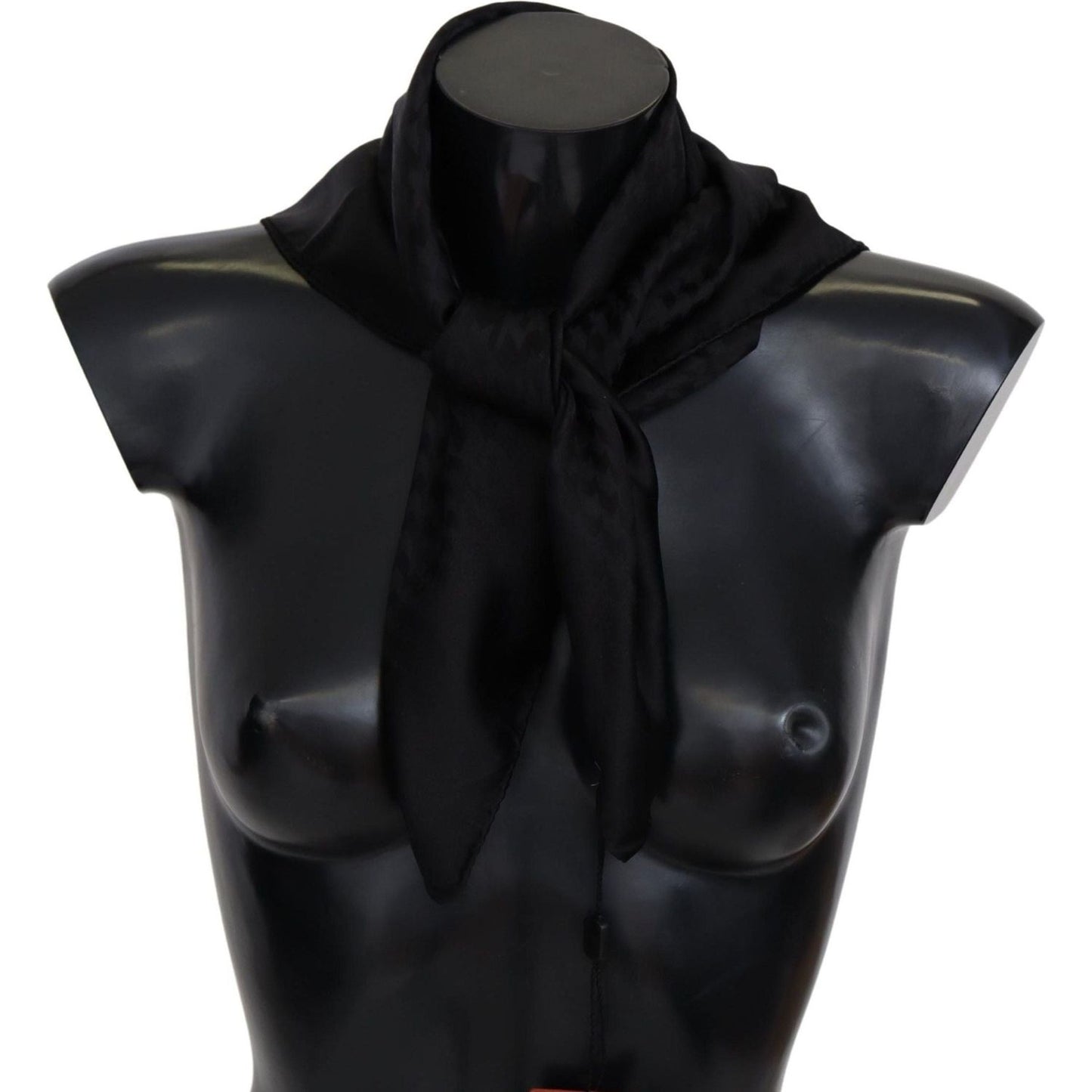 Missoni | Black Wool Knit Unisex Neck Wrap Shawl Scarf | 169.00 - McRichard Designer Brands