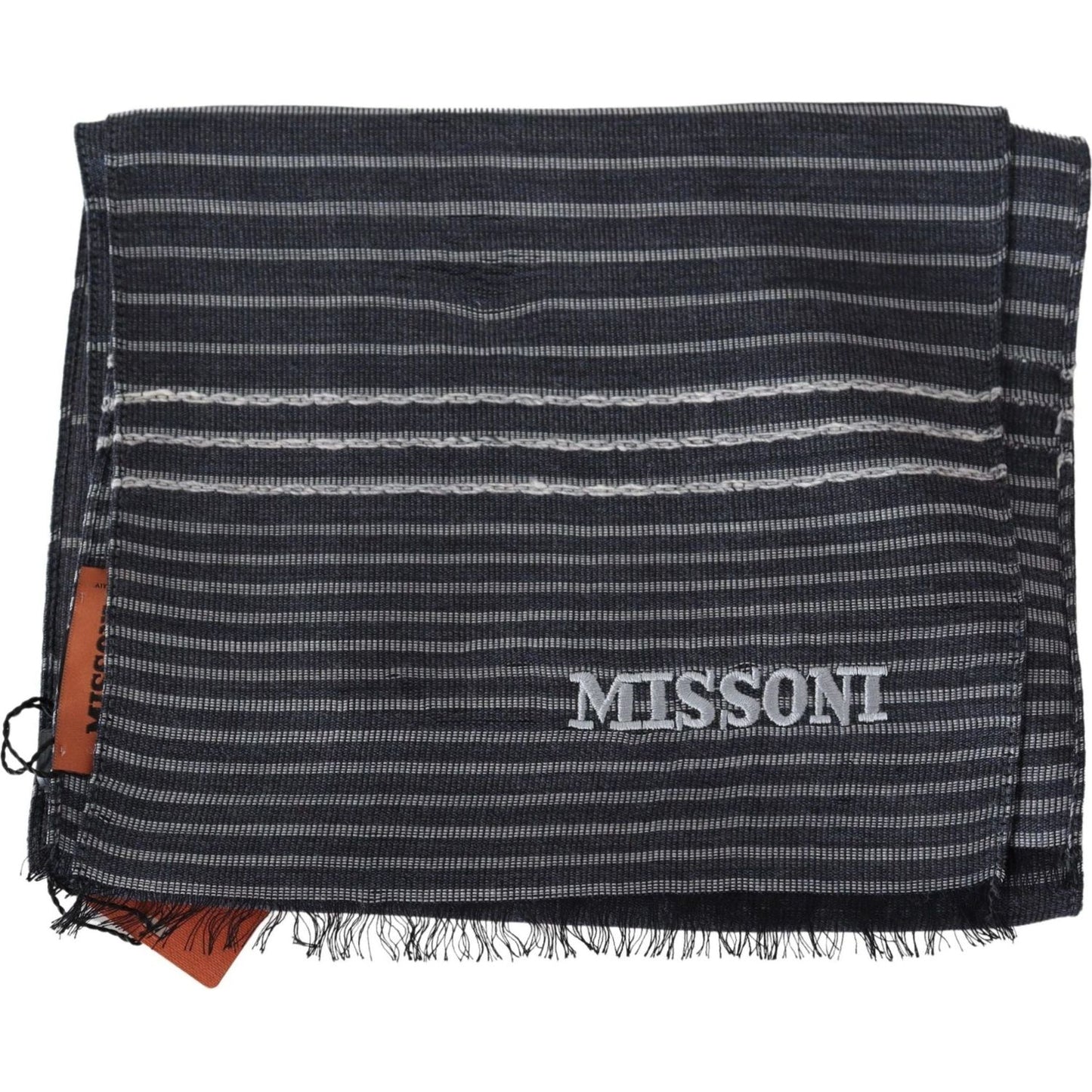 Missoni | Multicolor Striped Wool Unisex Neck Wrap Shawl  | McRichard Designer Brands