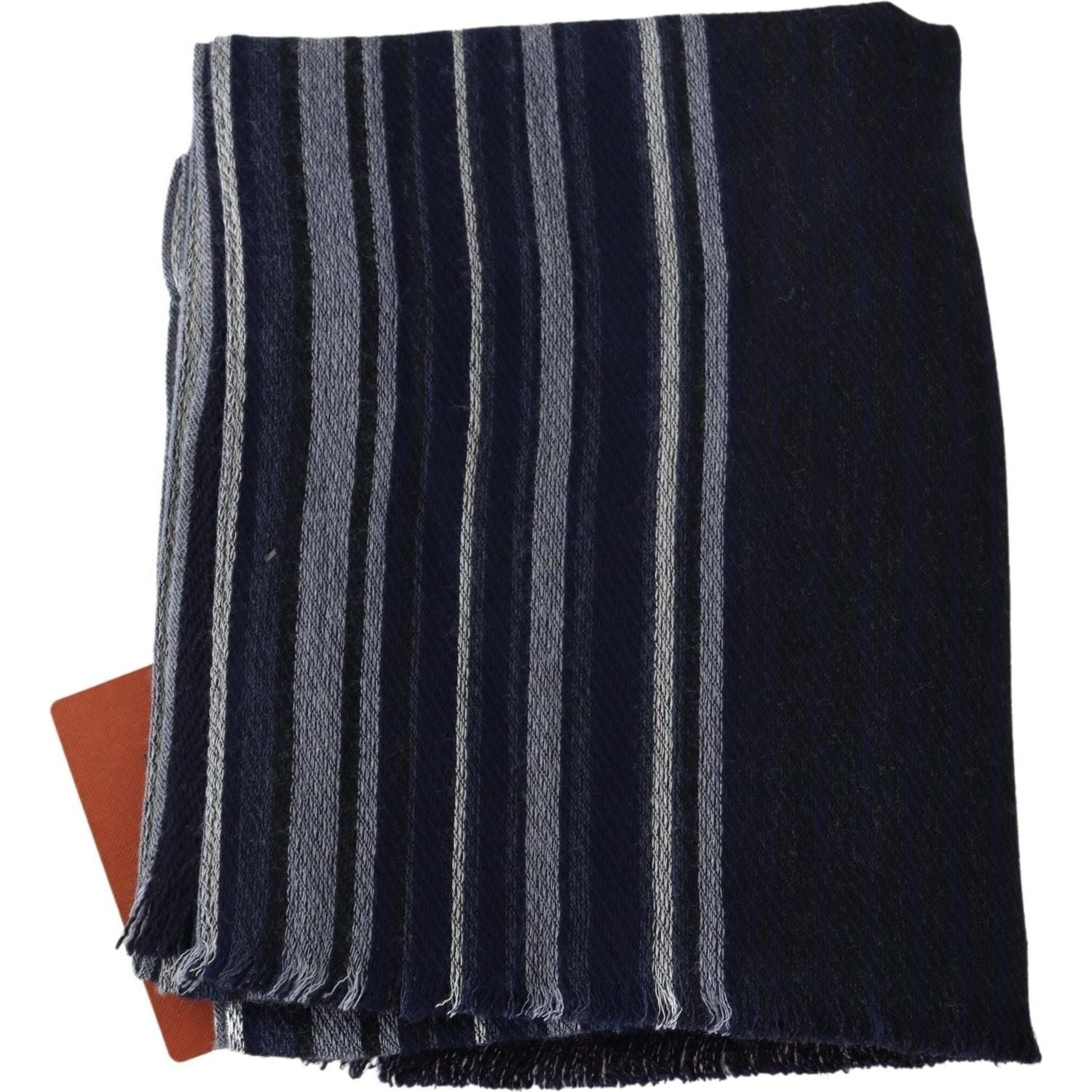 Missoni | Multicolor Wool Striped Unisex Wrap Fringes Shawl  | McRichard Designer Brands