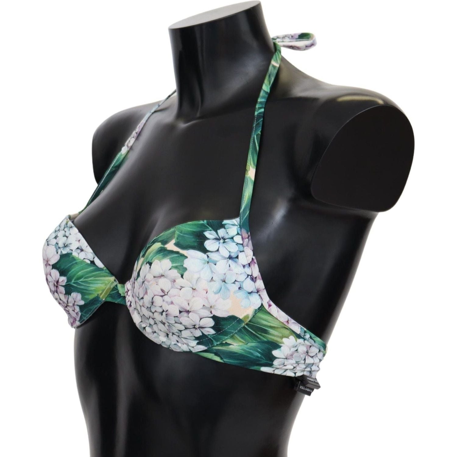Dolce & Gabbana | Multicolor Floral Print Beachwear Bikini Tops  | McRichard Designer Brands