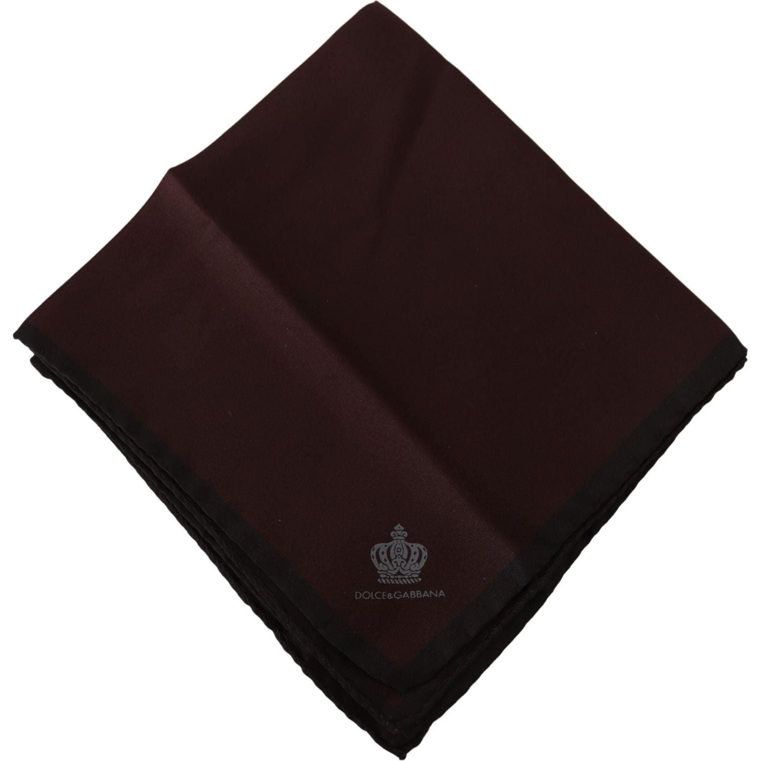 Dolce & Gabbana | Maroon Square Handkerchief 100% Silk Scarf | 149.00 - McRichard Designer Brands