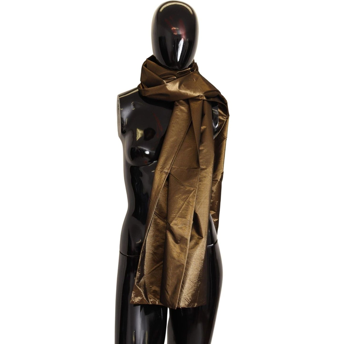 Dolce & Gabbana | Gold Blend Shawl Wrap Metallic Bronze Scarf | 209.00 - McRichard Designer Brands