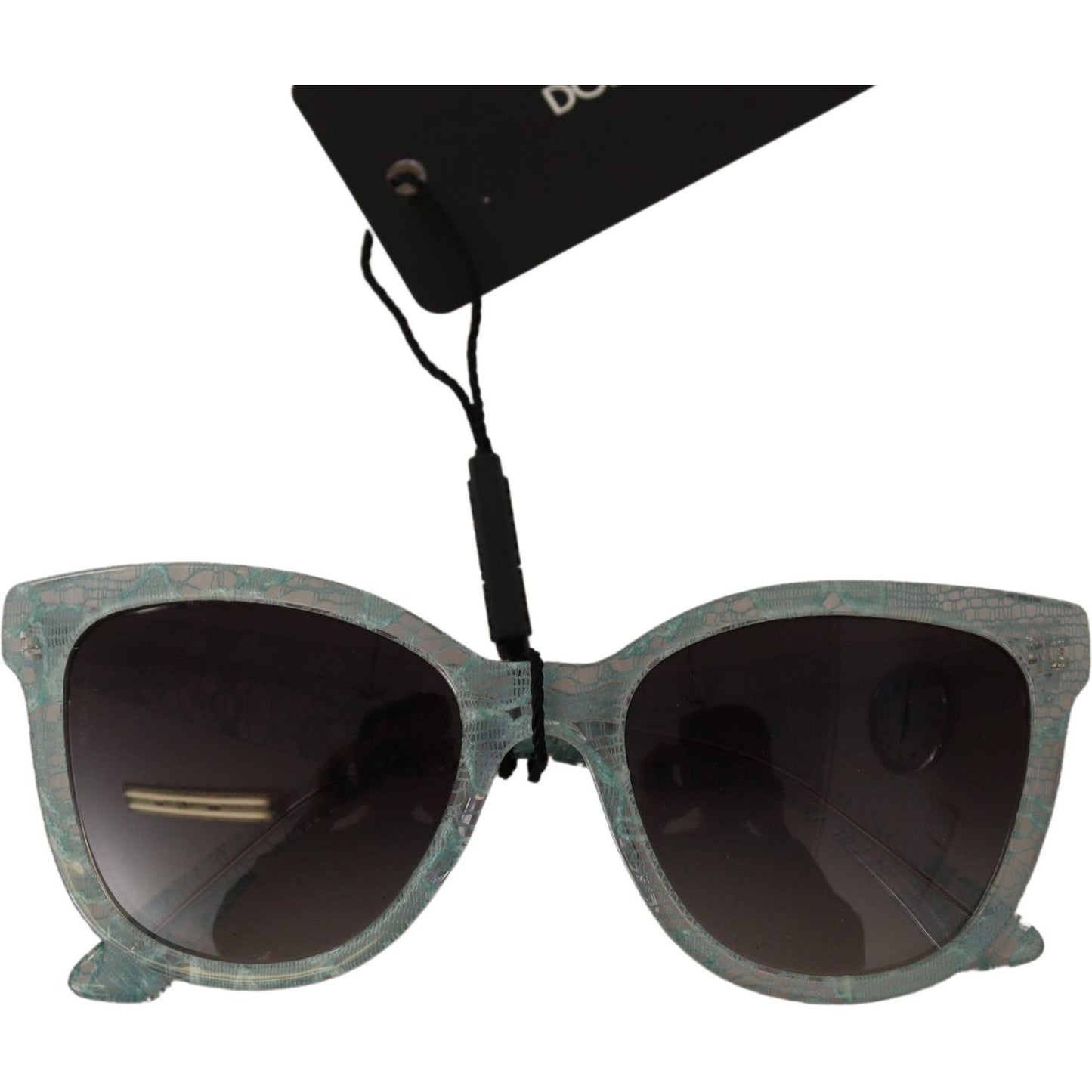 Dolce & Gabbana | Blue Lace Crystal Acetate Butterfly DG4190 Sunglasses | McRichard Designer Brands