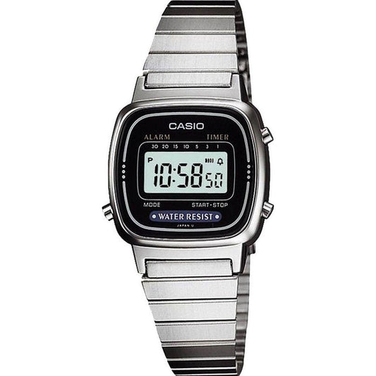 CASIO VINTAGE LADY STEEL Black WATCHES CASIO