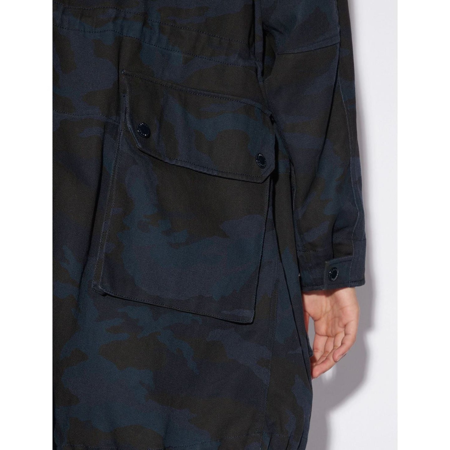 Armani Exchange | Blue Cotton Jacket | 219.00 - McRichard Designer Brands