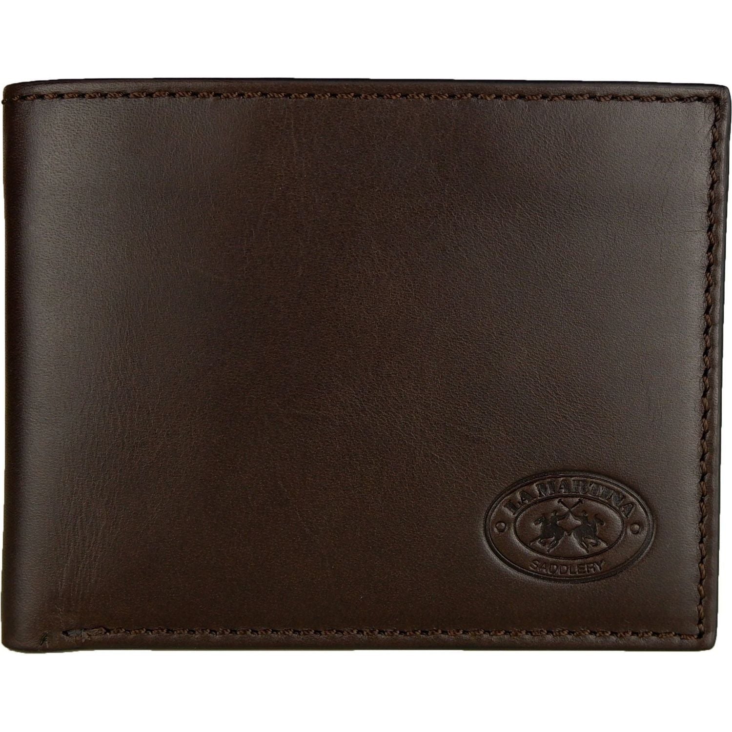 La Martina | Brown Leather Wallet | McRichard Designer Brands