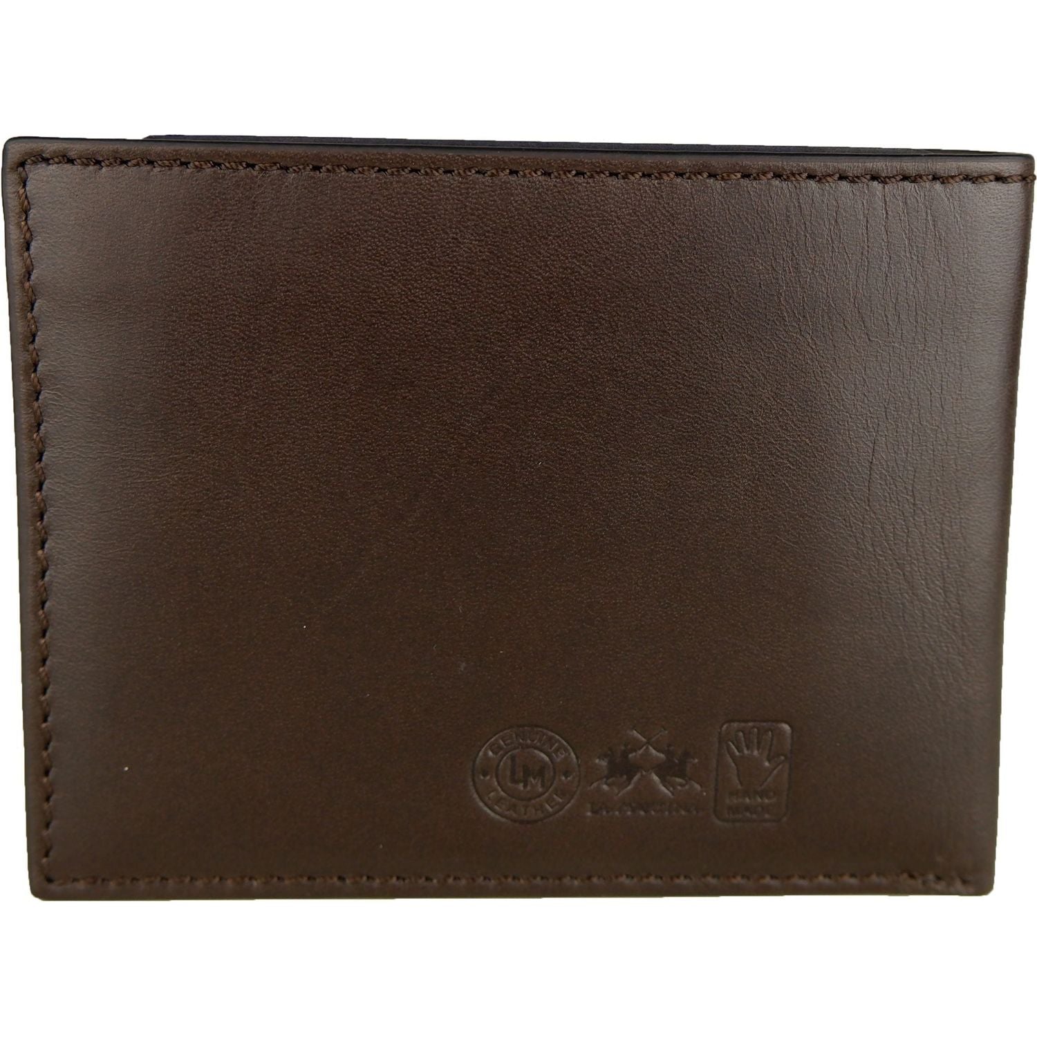 La Martina | Brown Leather Wallet | McRichard Designer Brands