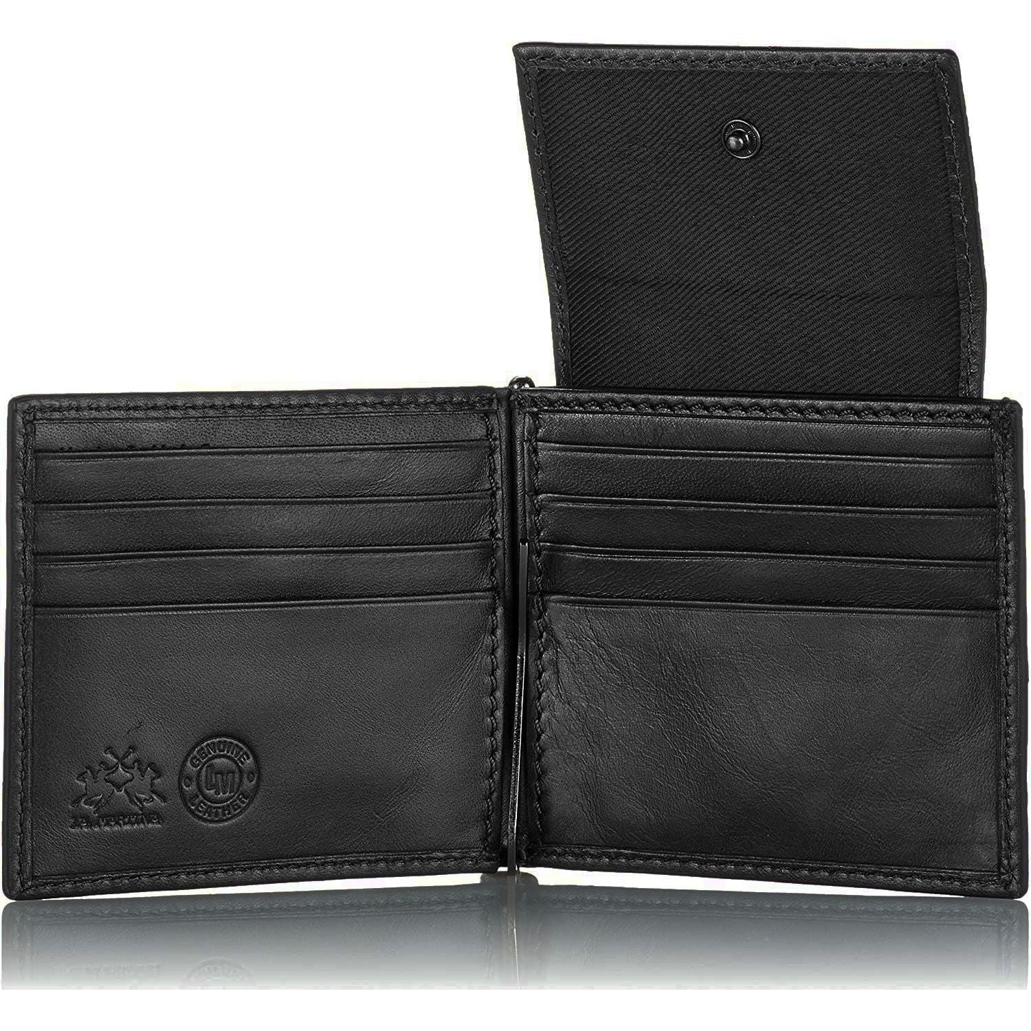 La Martina | Black Leather Wallet | 79.00 - McRichard Designer Brands