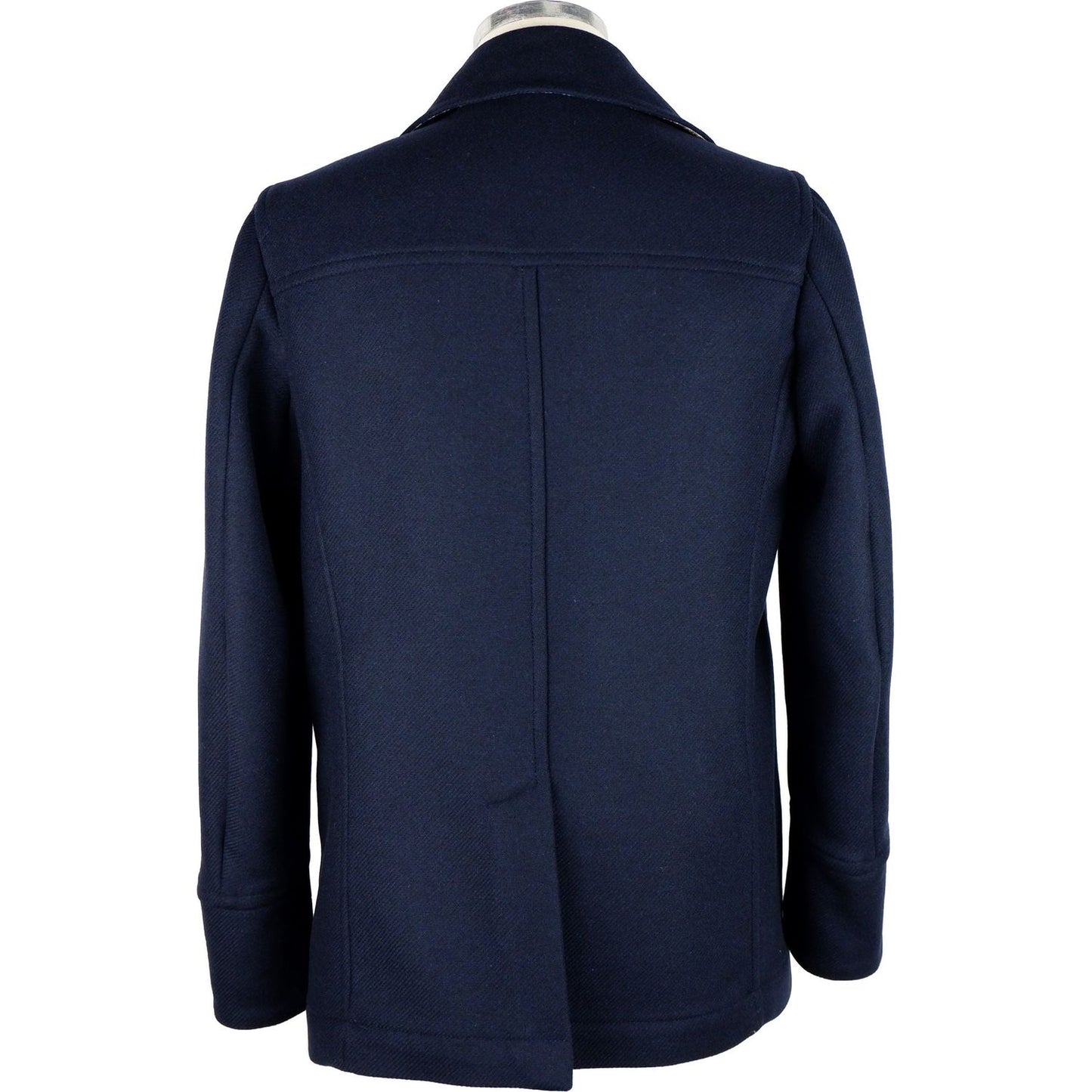 Aquascutum | Blue Wool Jacket MAN COATS & JACKETS | McRichard Designer Brands