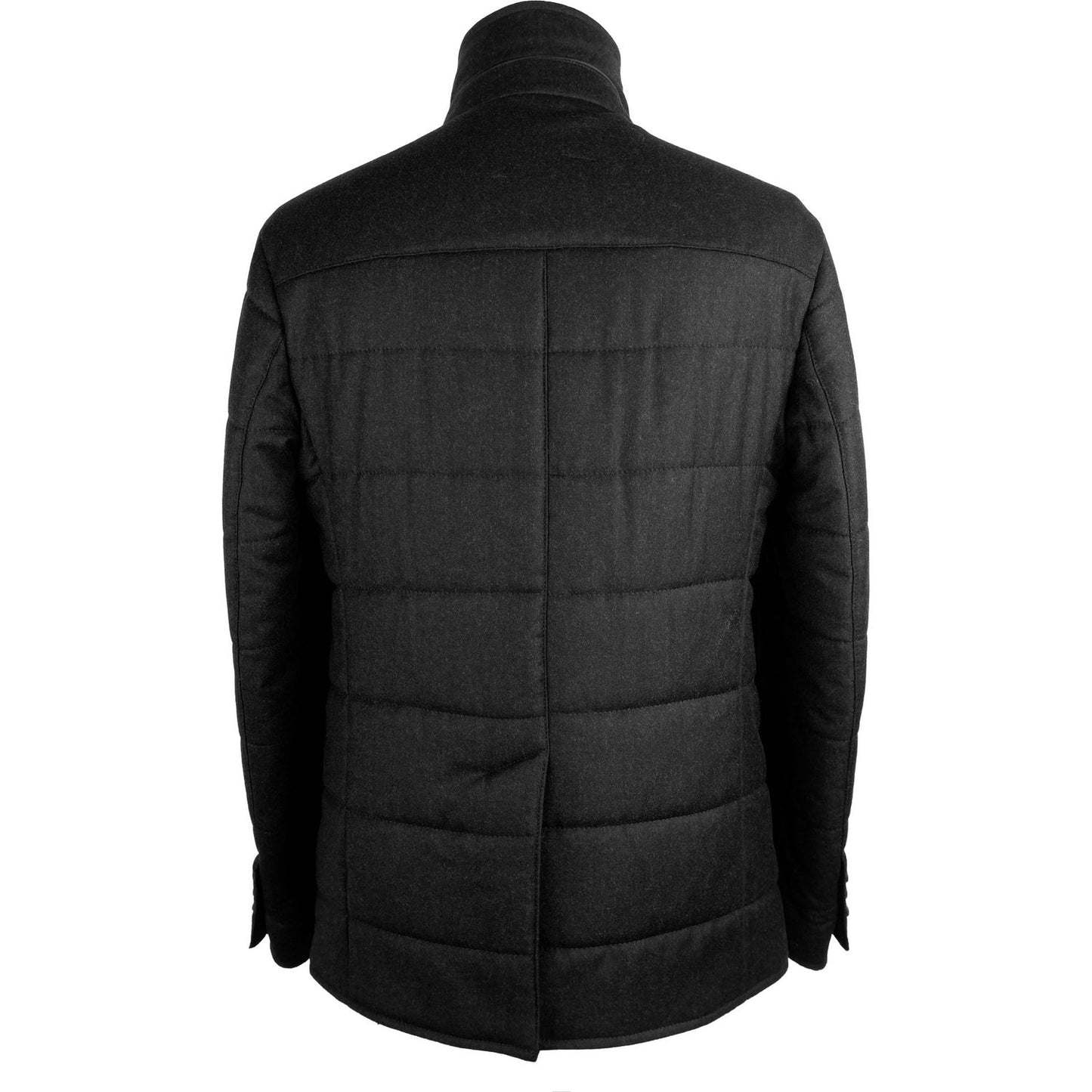 Made in Italy | Black Wool Jacket | McRichard Designer Brands