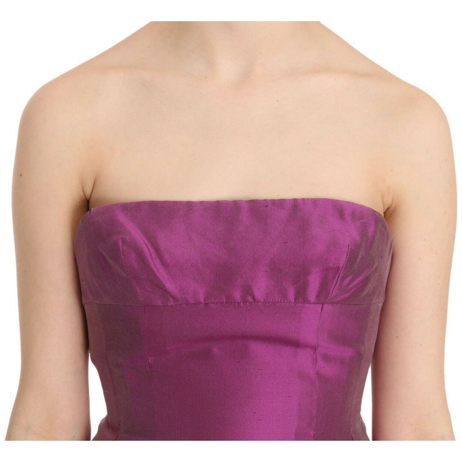 Ermanno Scervino | Pink Halter Backless Midi Plain Dress WOMAN DRESSES | McRichard Designer Brands