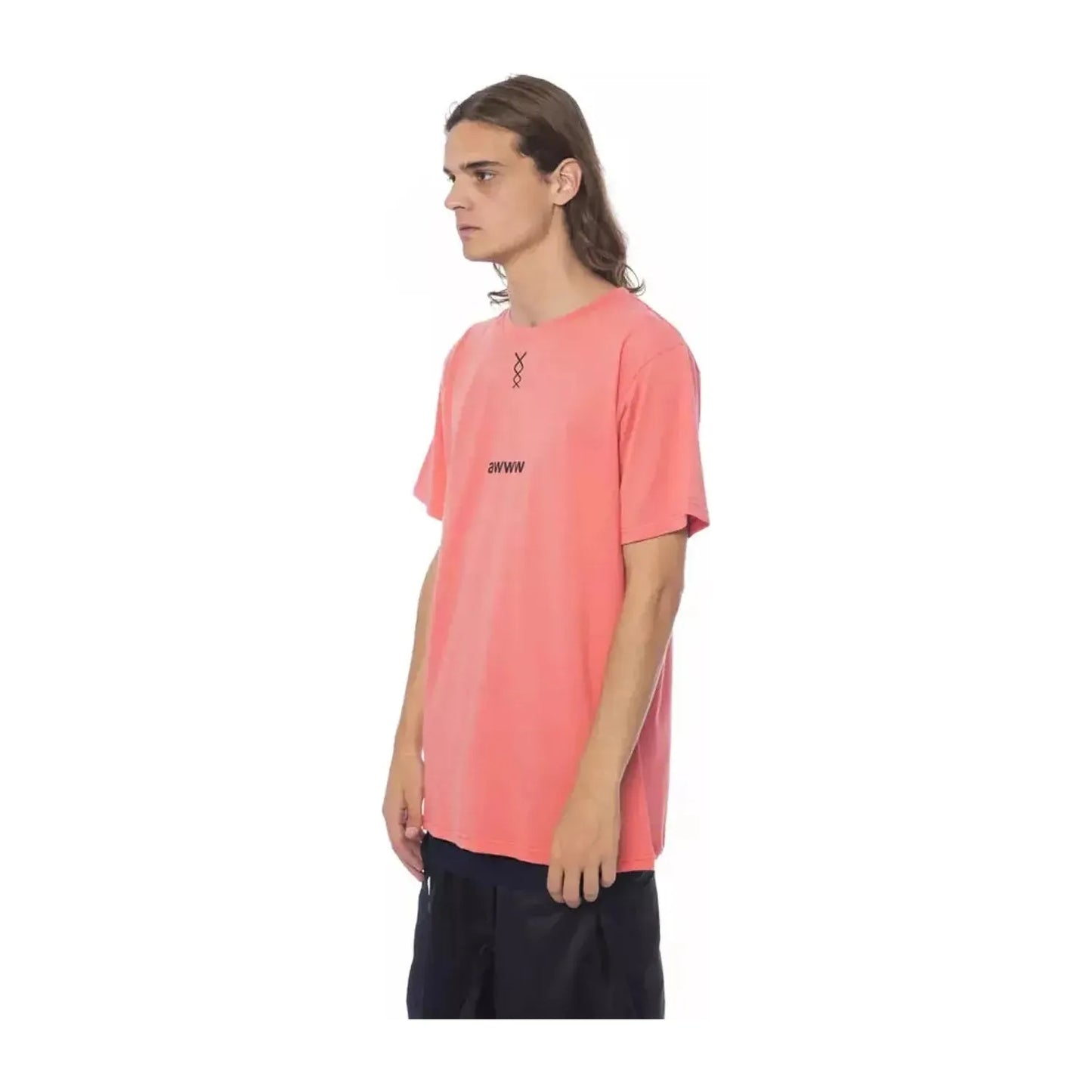 Nicolo Tonetto | Pink Cotton T-Shirt | McRichard Designer Brands