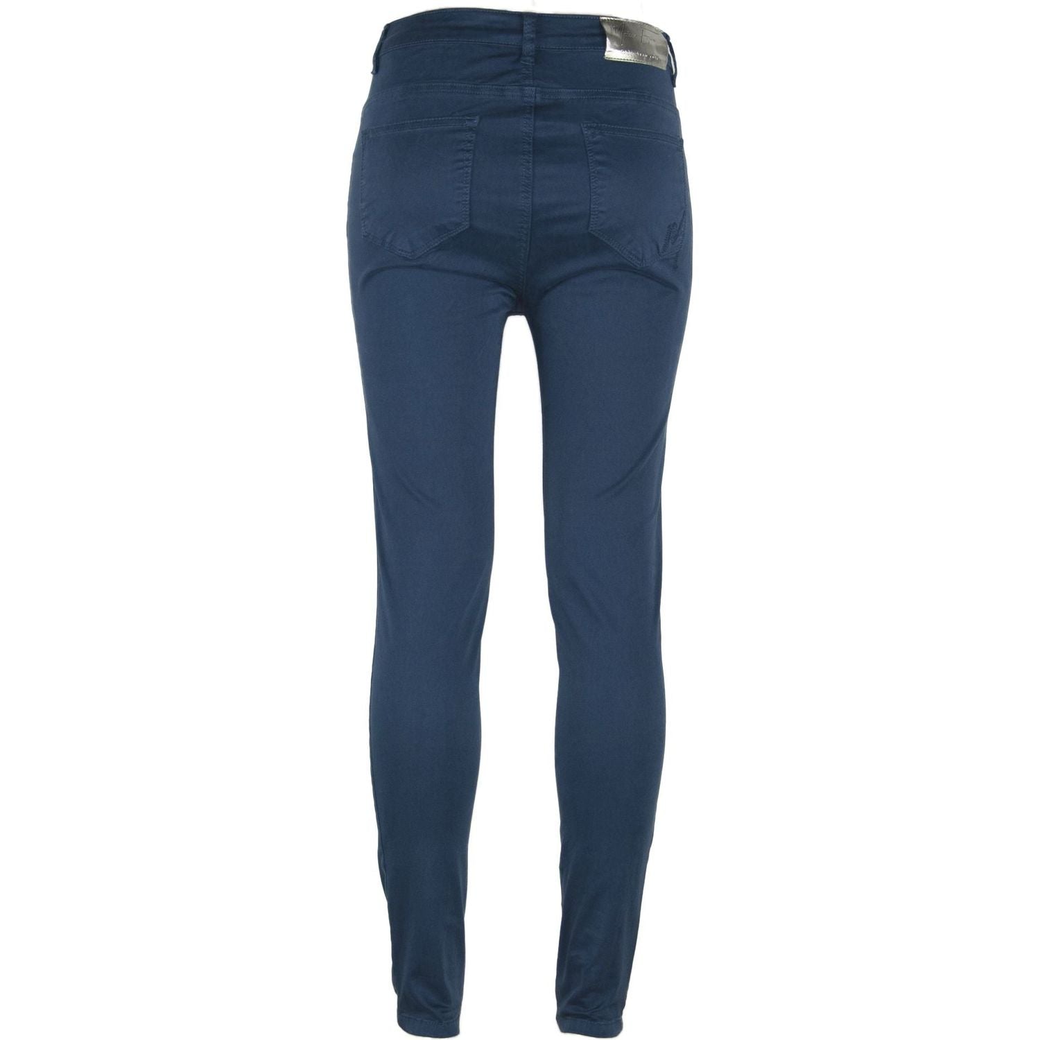 Maison Espin | Blue Cotton Jeans & Pant Jeans & Pants | McRichard Designer Brands