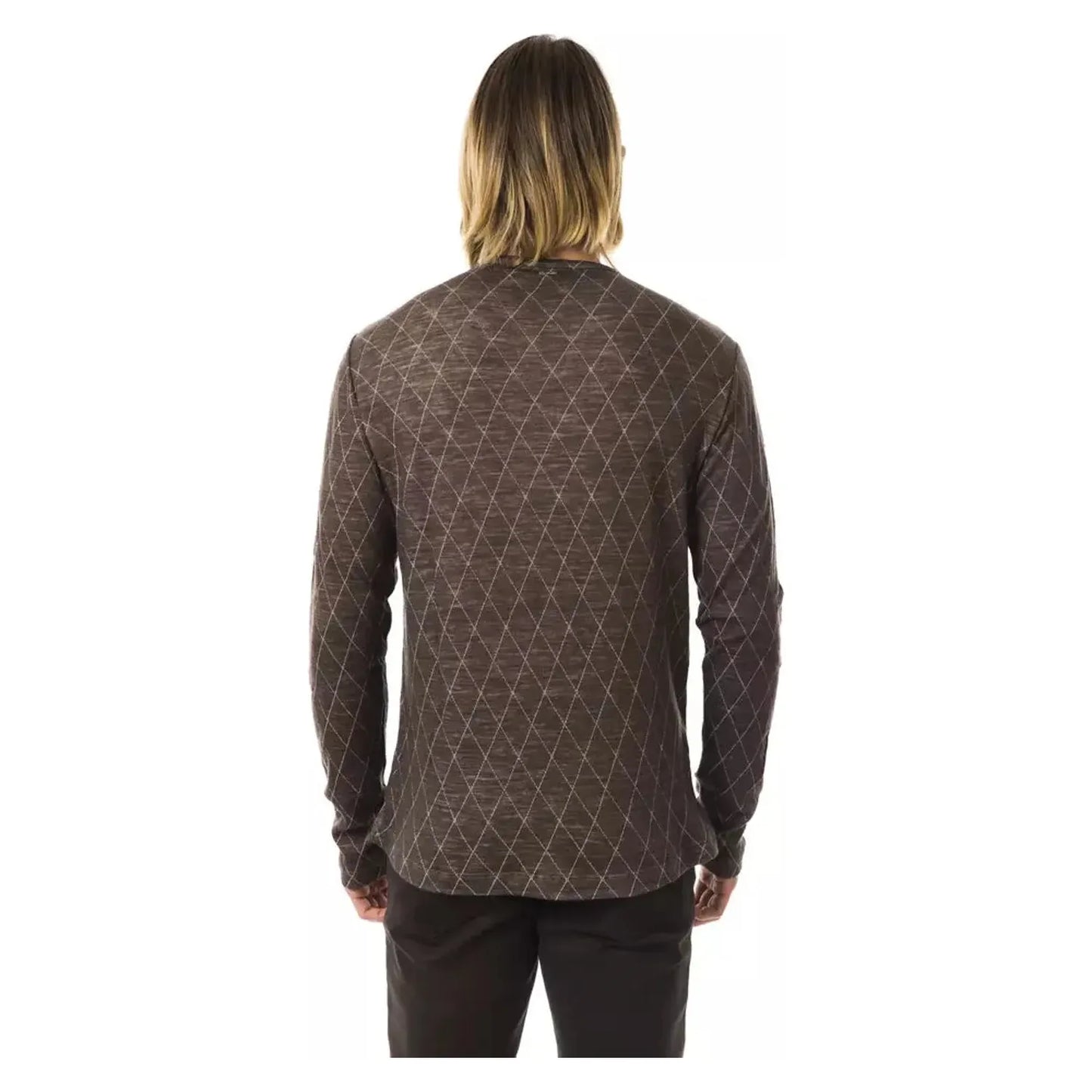 BYBLOS | Brown Cotton Sweater | McRichard Designer Brands