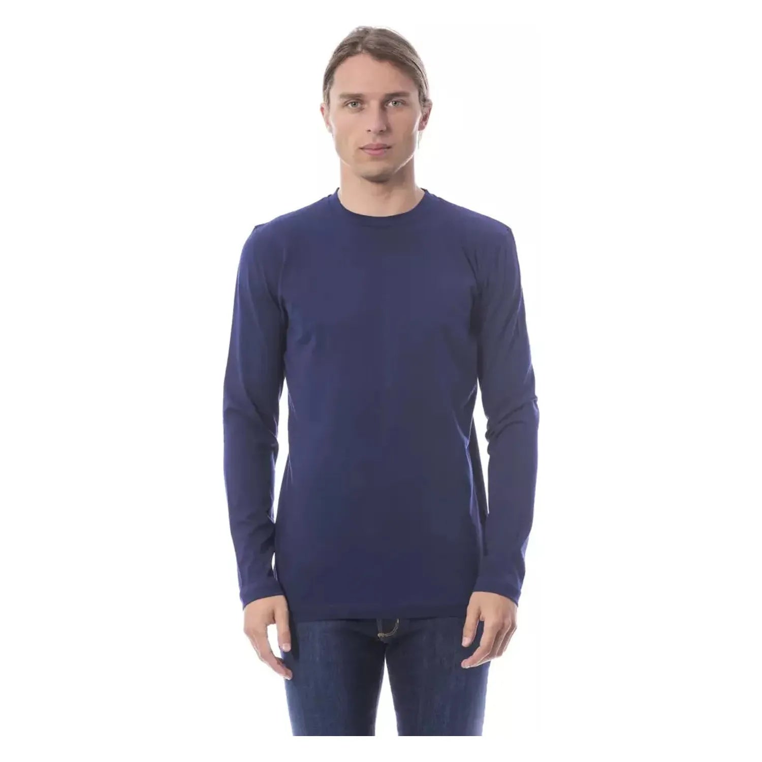 Verri | Blue Cotton T-Shirt | McRichard Designer Brands