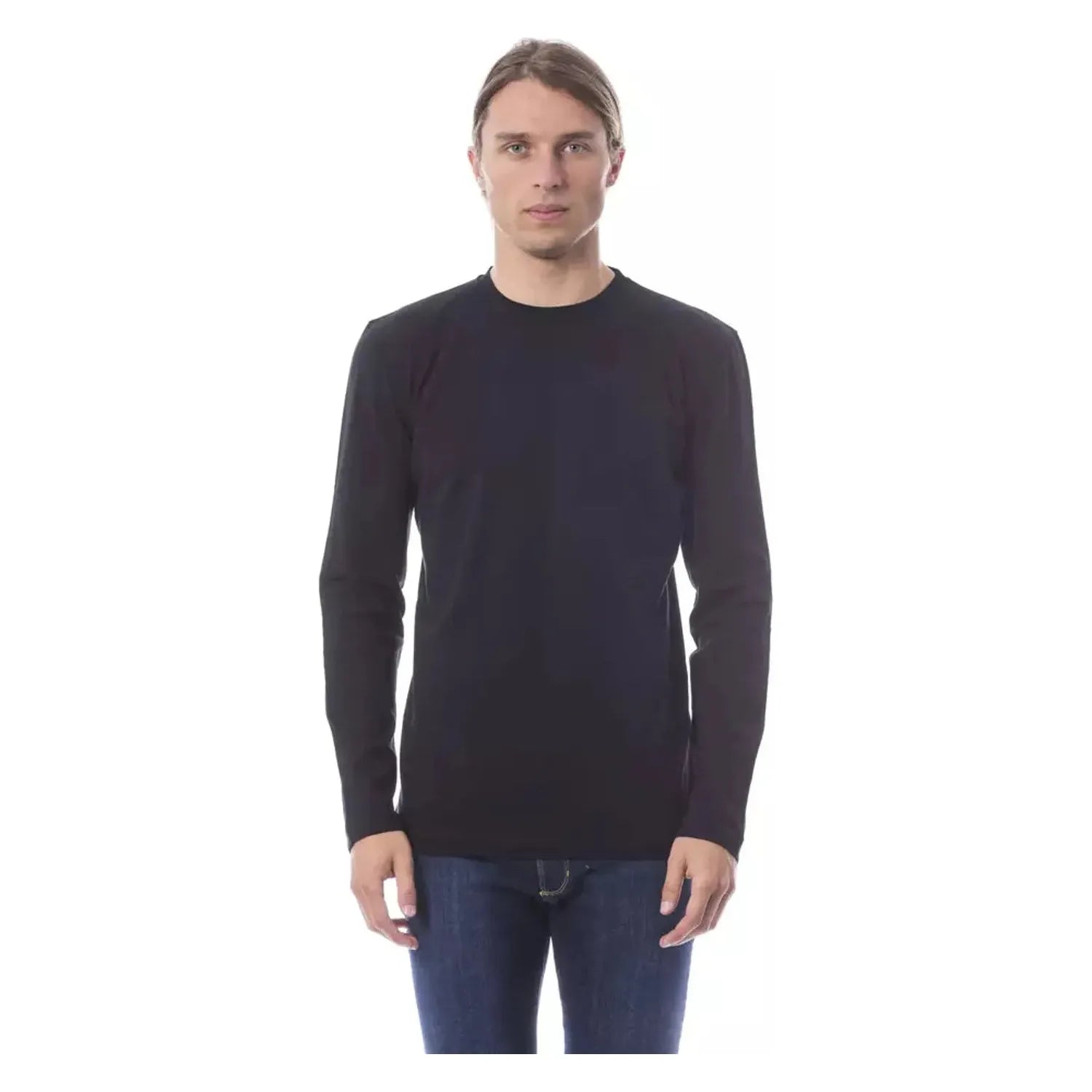 Verri | Black Cotton T-Shirt | McRichard Designer Brands