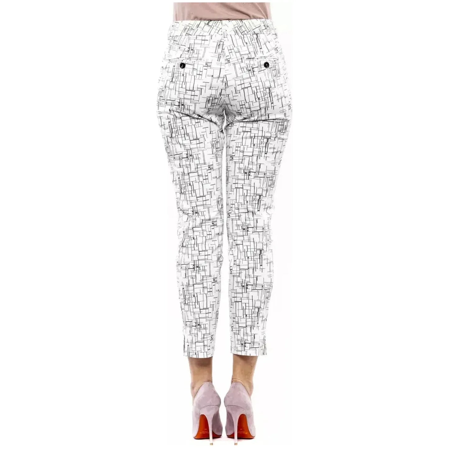 Peserico | Green Cotton Jeans & Pant | McRichard Designer Brands