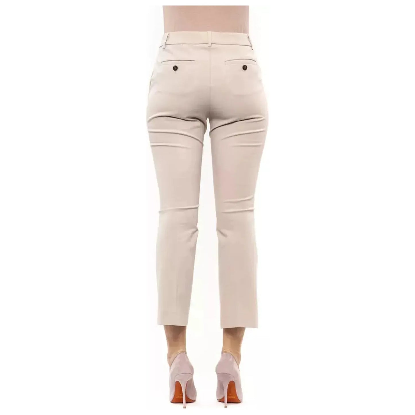 Peserico | Beige Cotton Jeans & Pant | McRichard Designer Brands