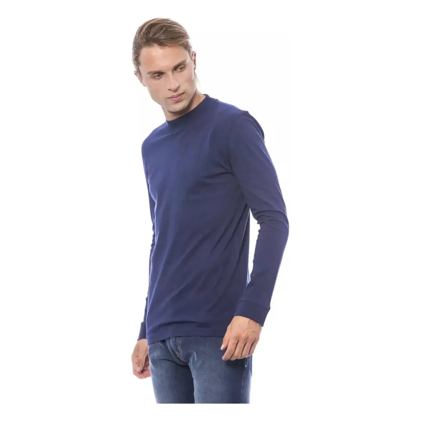 Verri | Blue Cotton Sweater | McRichard Designer Brands
