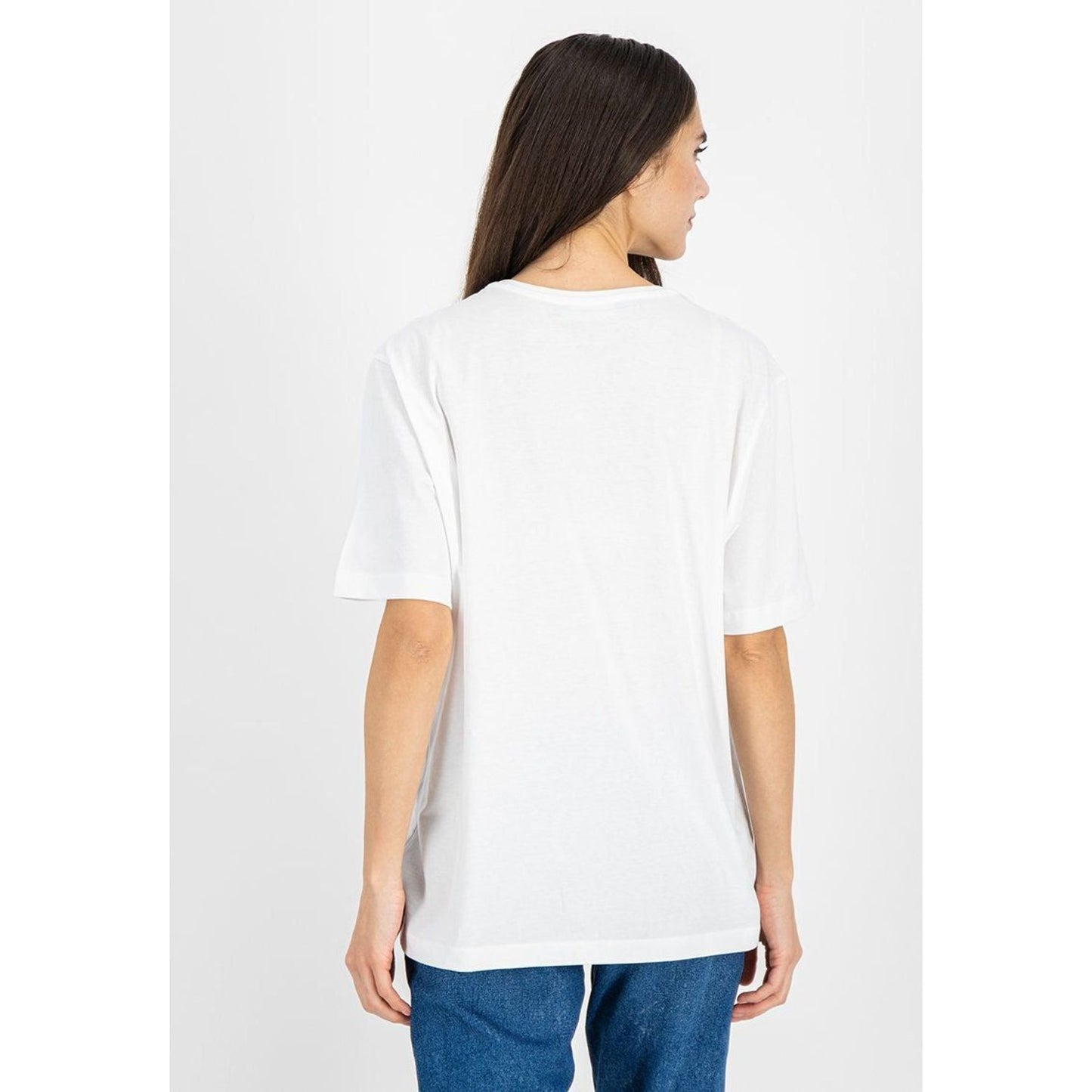 Love Moschino | White Cotton Tops & T-Shirt - McRichard Designer Brands