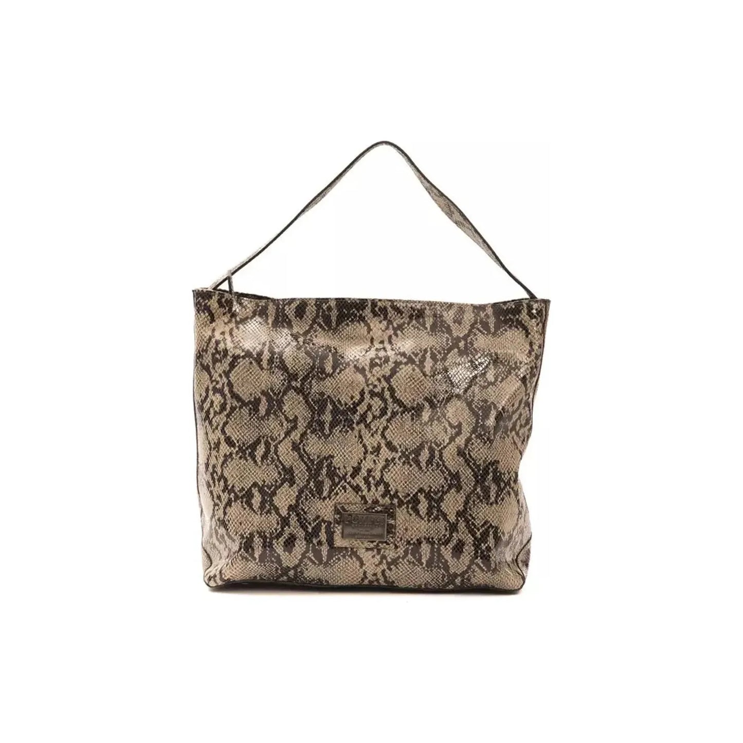 Pompei Donatella | Brown Leather Shoulder Bag | McRichard Designer Brands