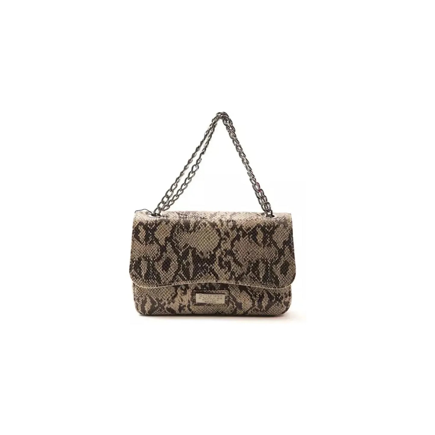 Pompei Donatella | Brown Leather Crossbody Bag | McRichard Designer Brands