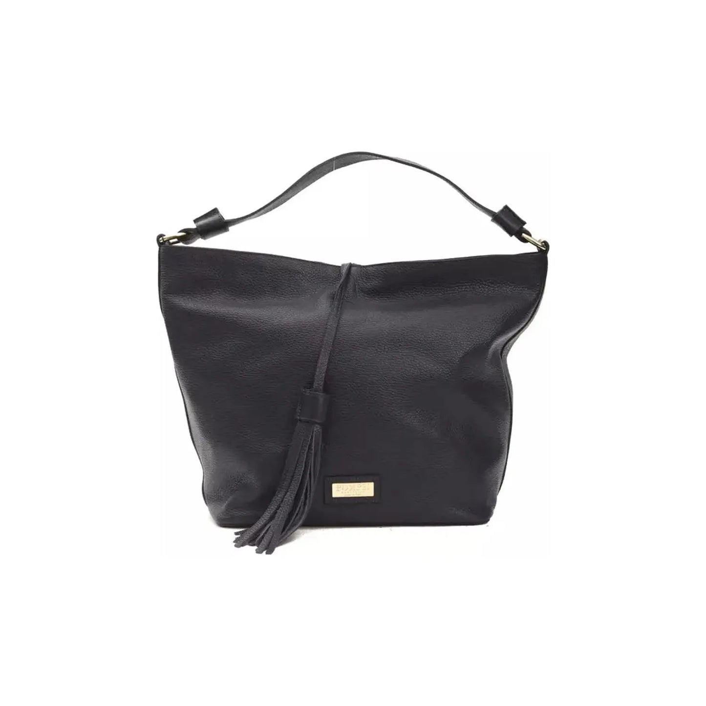 Pompei Donatella | Gray Leather Shoulder Bag | McRichard Designer Brands