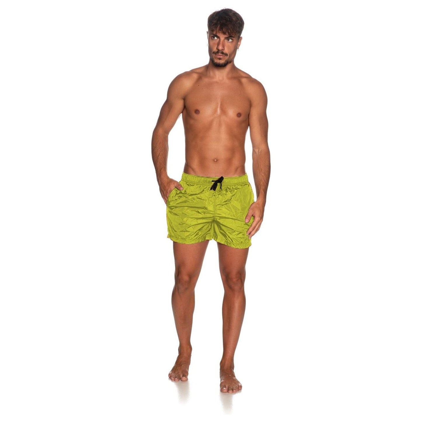 Refrigiwear | Yellow Nylon Swimwear MAN SWIMWEAR | McRichard Designer Brands